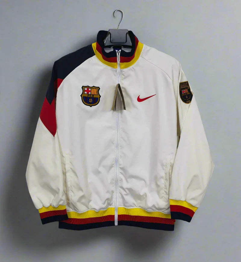 Cortavientos del Barcelona (Blanco)