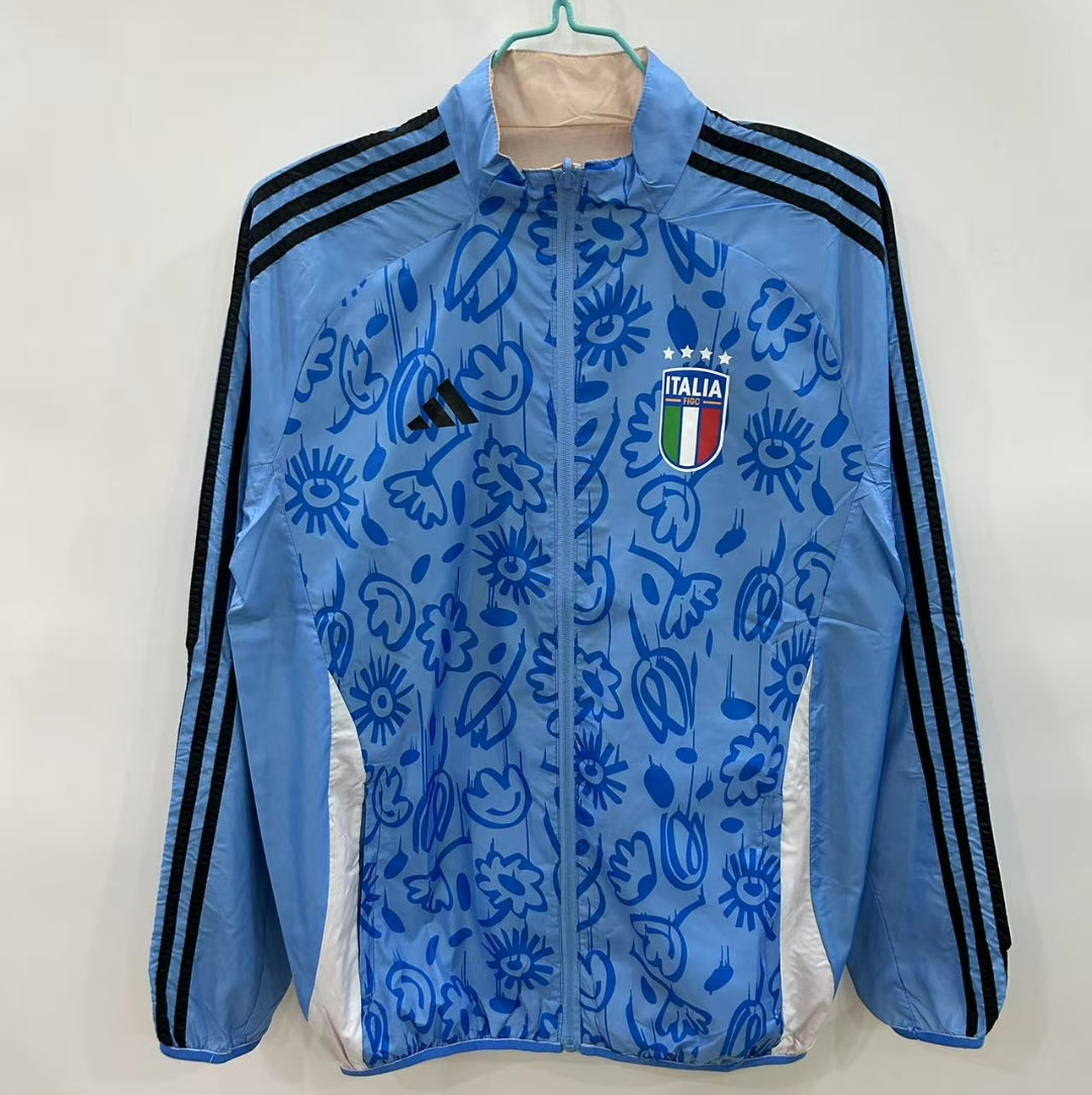 Cortavientos reversible estampado floral de Italia