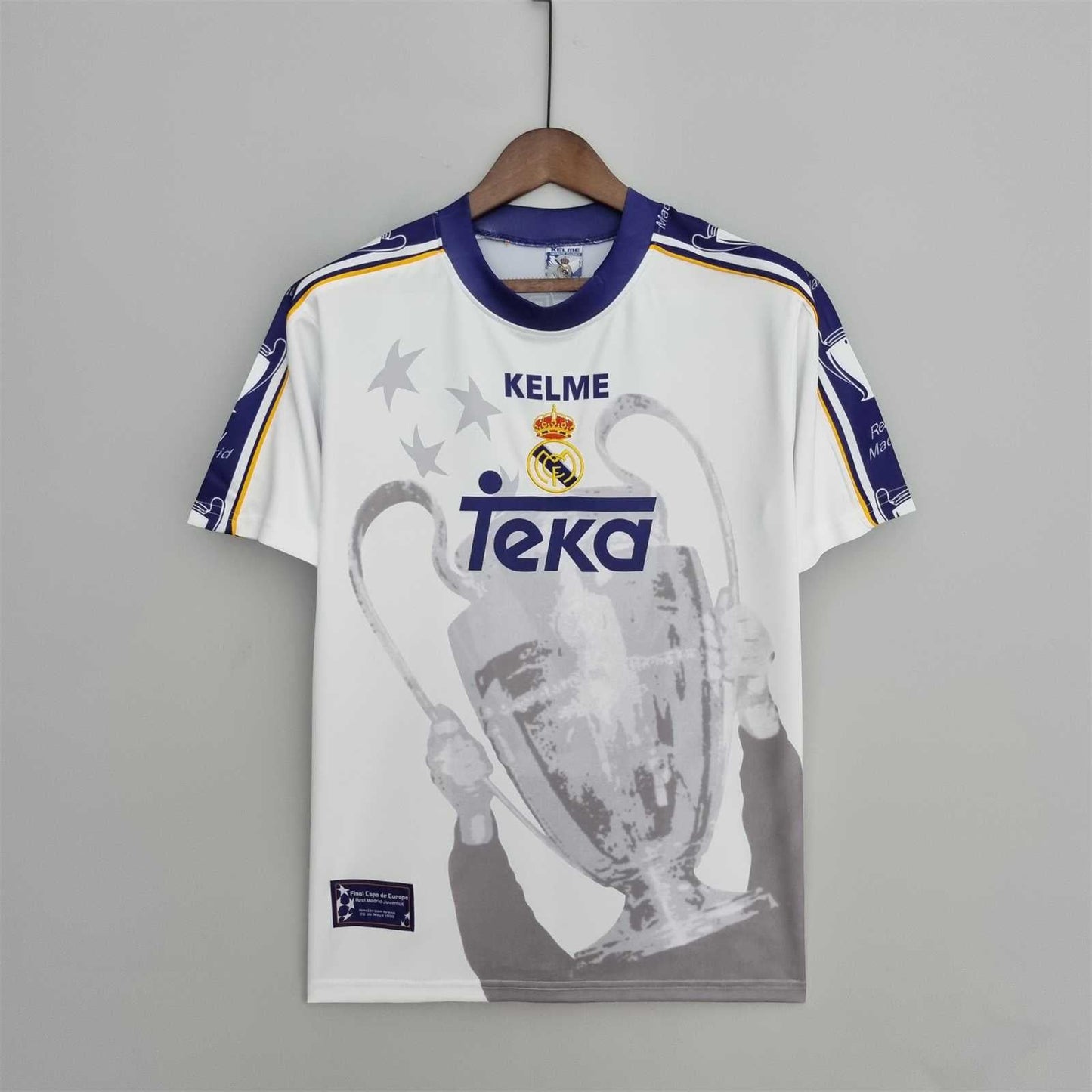 Camiseta del Real Madrid Campeón de la Liga de Campeones 1997/98