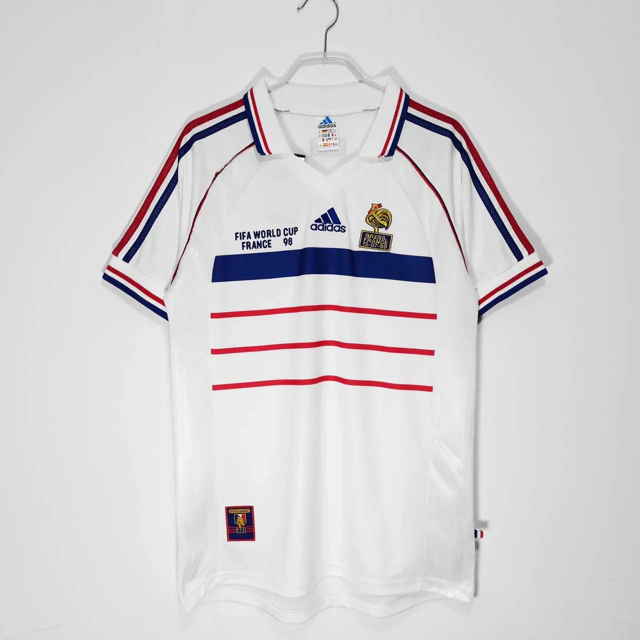 Camiseta de visitante de Francia 1998