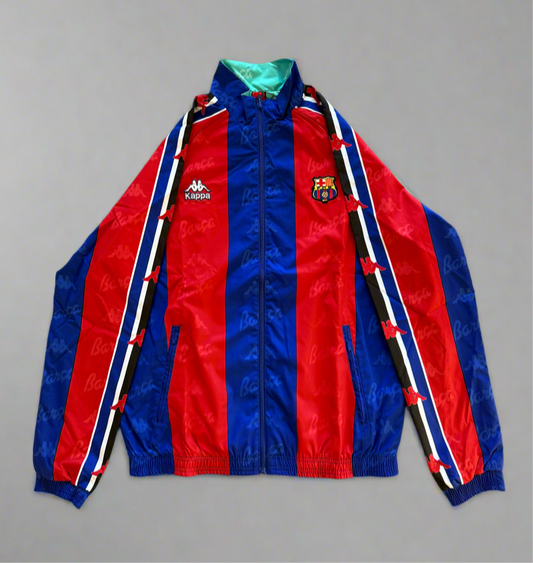 Cortavientos reversible retro del Barcelona