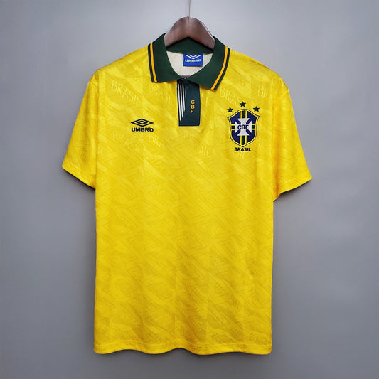 Camiseta de la primera equipación de Brasil 1992
