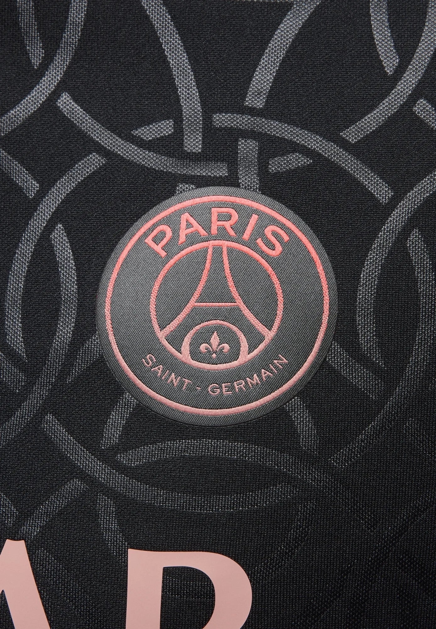 Player Version 25/26 Paris Saint-Germain PSG Black Pre-Match Jersey