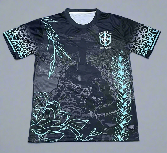 Camiseta Brasil Cristo Redentor (Azul)