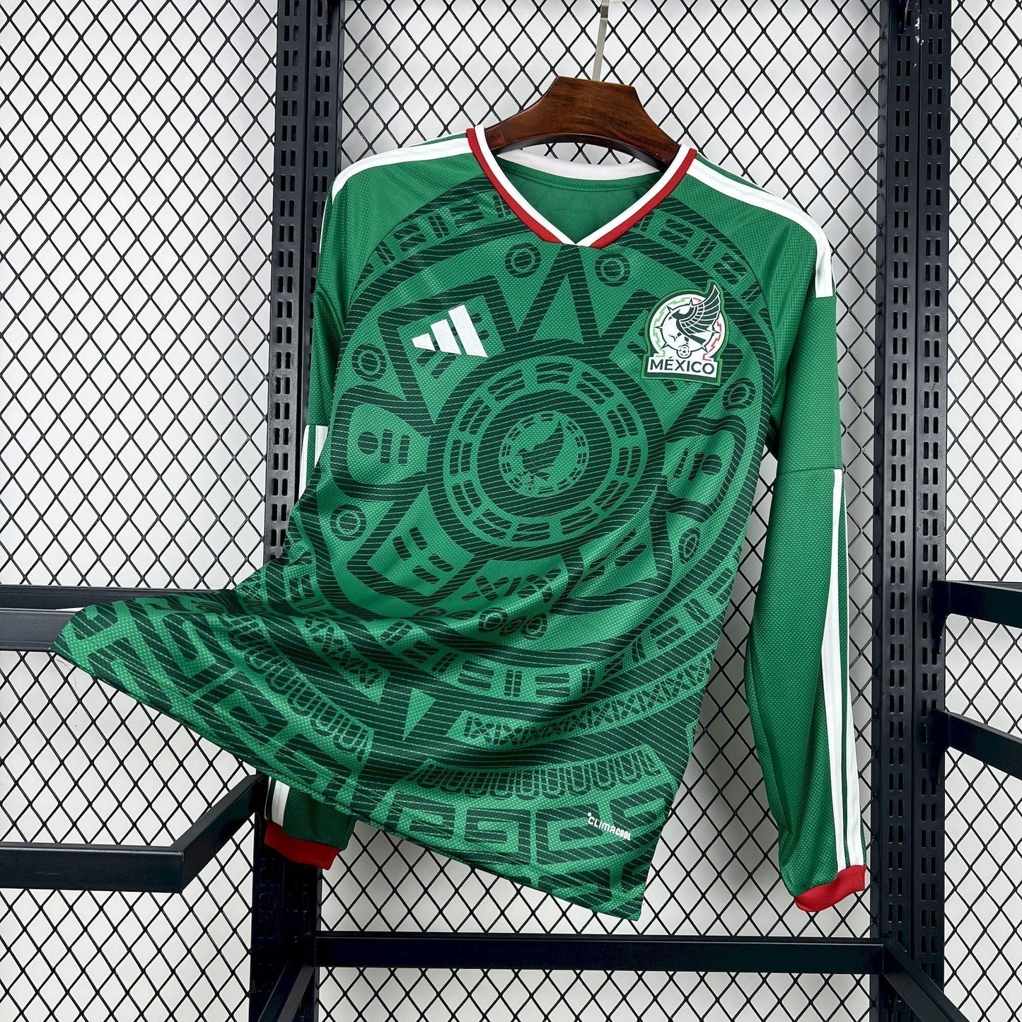 Camiseta de manga larga del uniforme local de México para la Copa Mundial 2026
