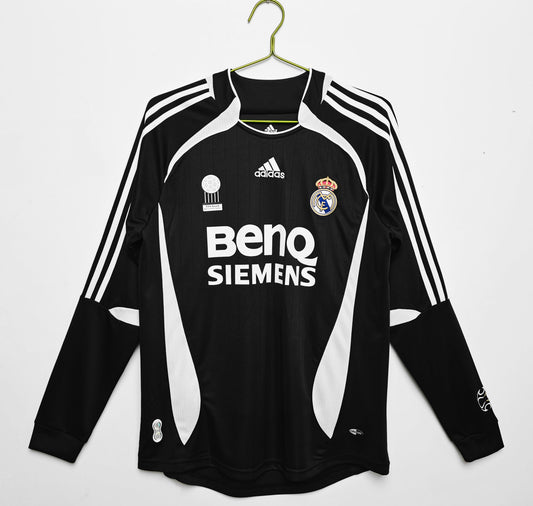 Camiseta de Visitante Manga Larga Real Madrid 2006/07