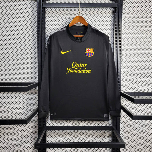 11/12 Barcelona Away Third Retro Long Sleeve Jersey