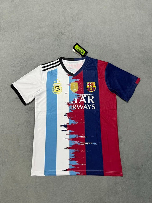 Camiseta 25/26 Messi Barcelona y Argentina