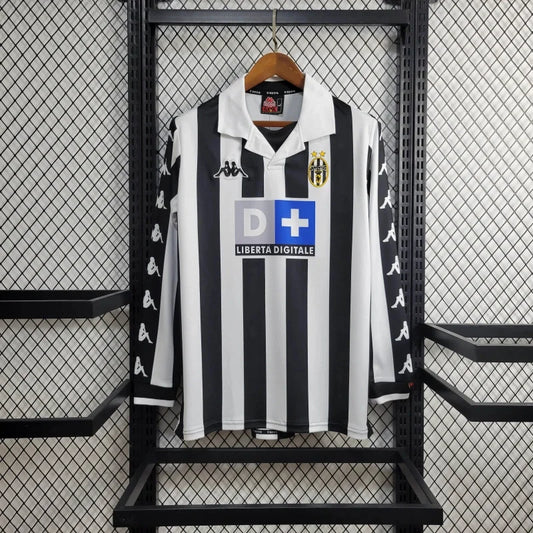 1999-2000 Retro Juventus Home Jersey  Long Sleeve