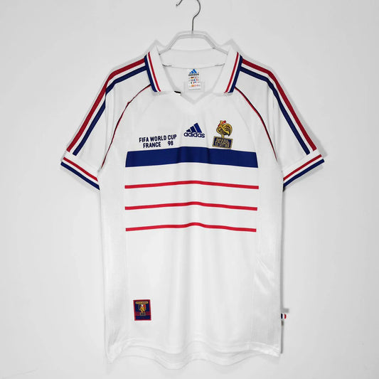 Camiseta de visitante de Francia 1998