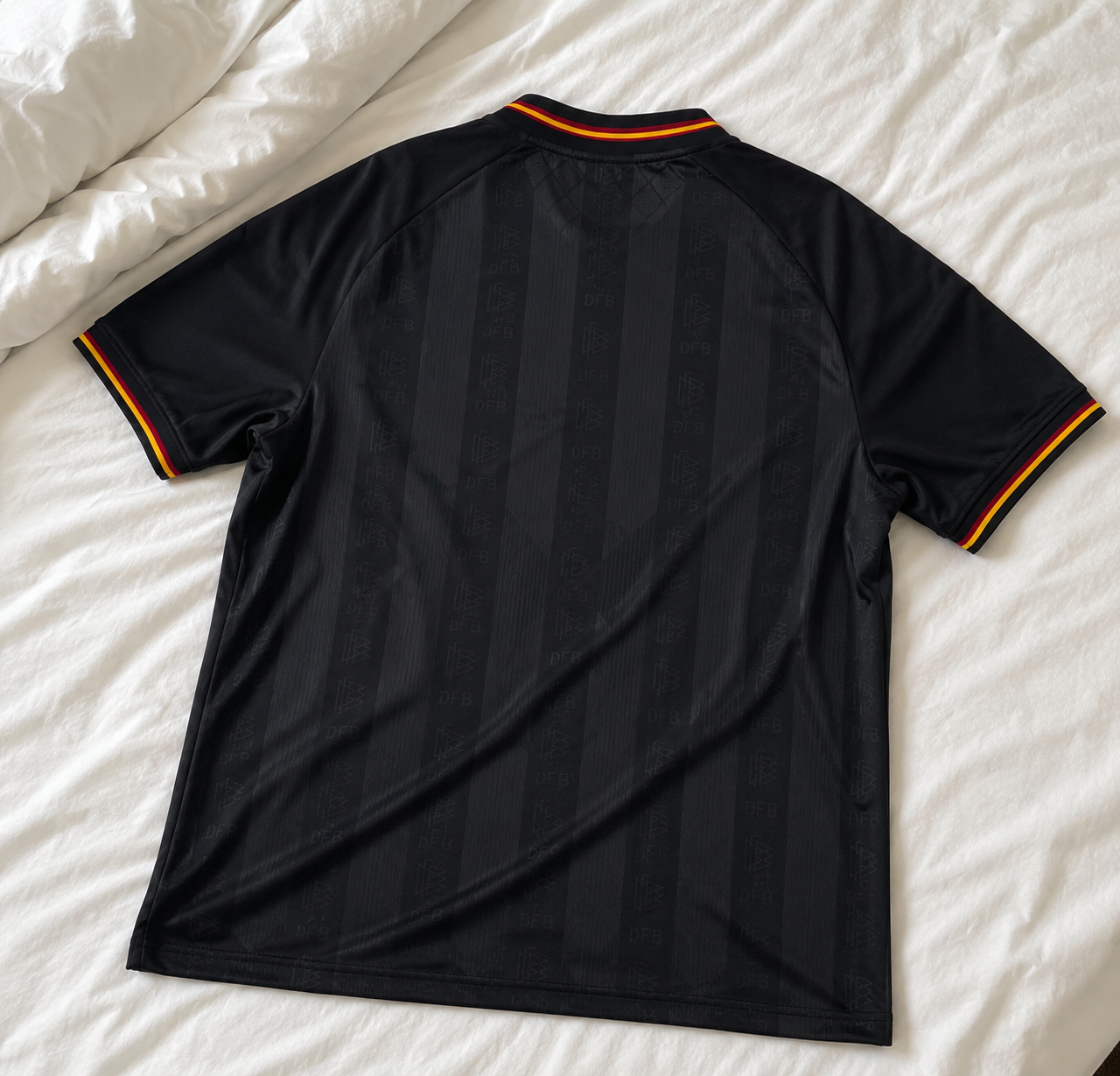 Germany Retro World Cup Jersey Black
