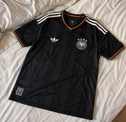 Germany Retro World Cup Jersey Black