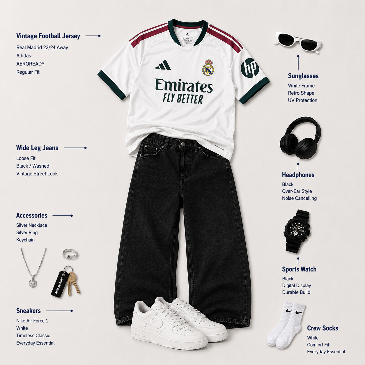 Real Madrid 2026/27 Home Jersey