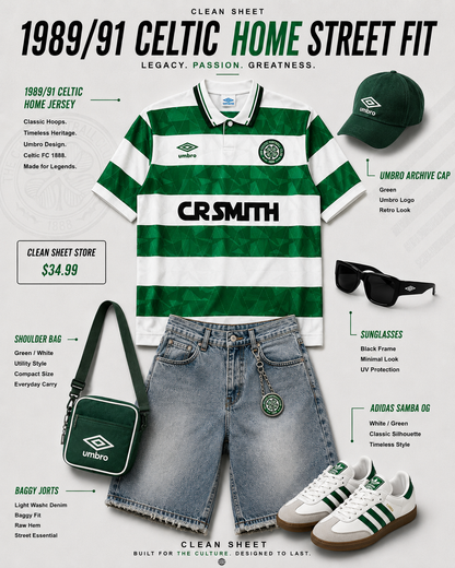 Camiseta del Celtic de la temporada 1997/98 local