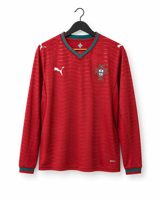 Portugal 2026 Long Sleeve Home Shirt
