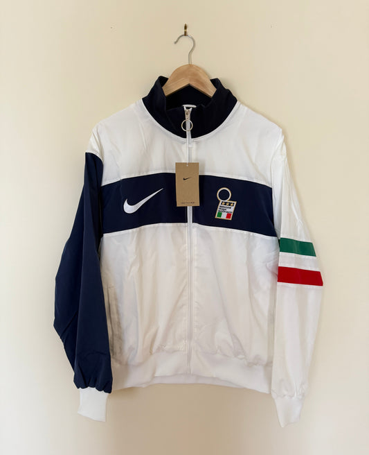 Cortavientos Retro Italia (Blanco)
