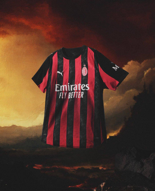 Camiseta local del AC Milan 2025/26