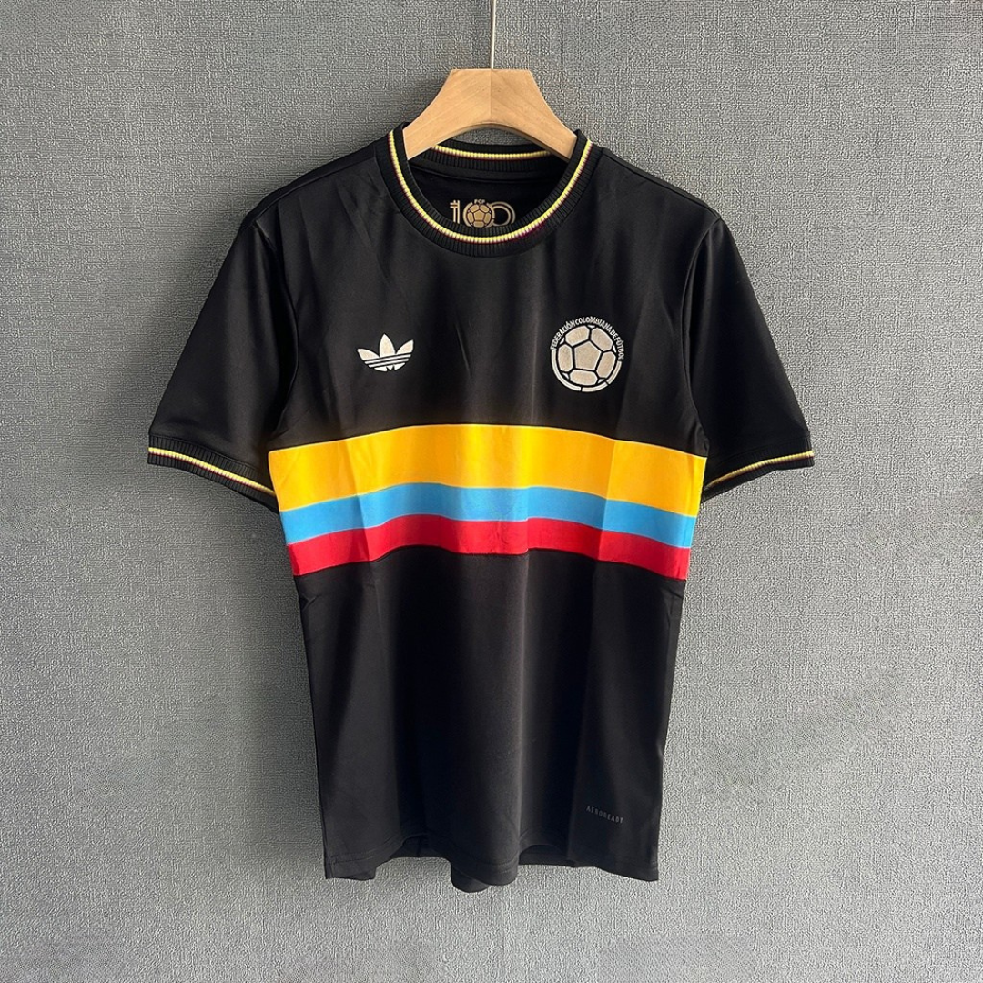 Camiseta 100 Aniversario Colombia (Negro)
