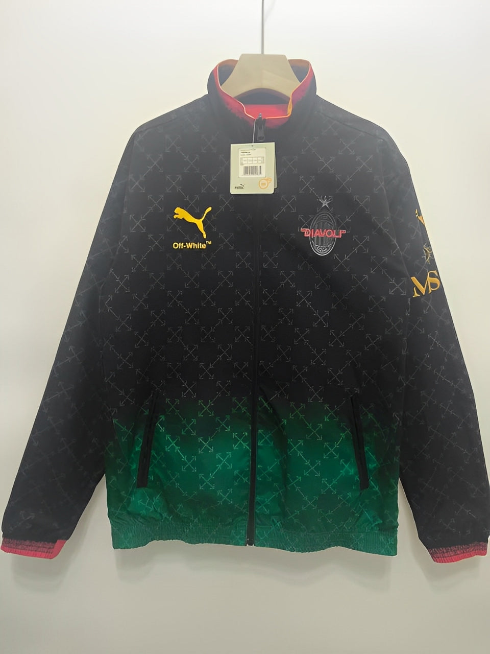 Cortavientos Reversible AC Milan x Off-White