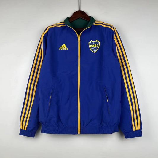 Cortavientos reversible Boca Juniors