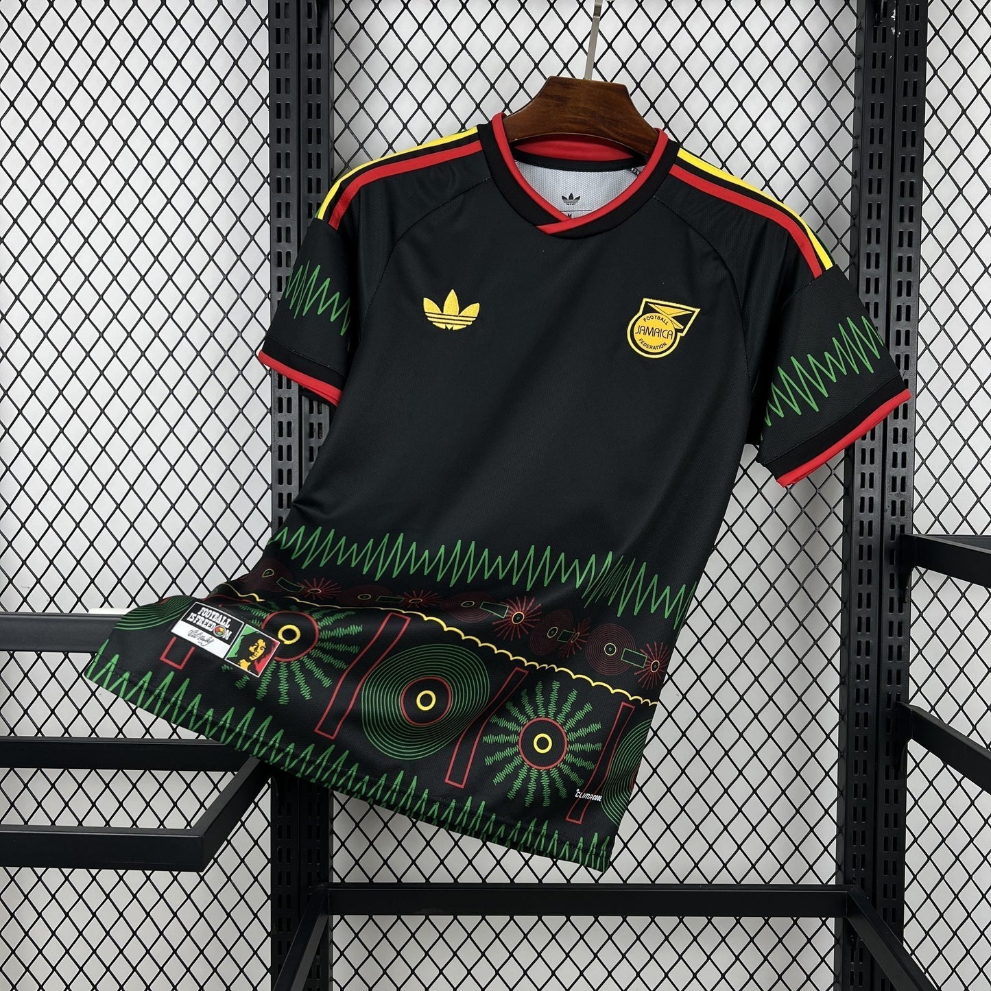Camiseta de visitante de Jamaica x Bob Marley para el Mundial 2026