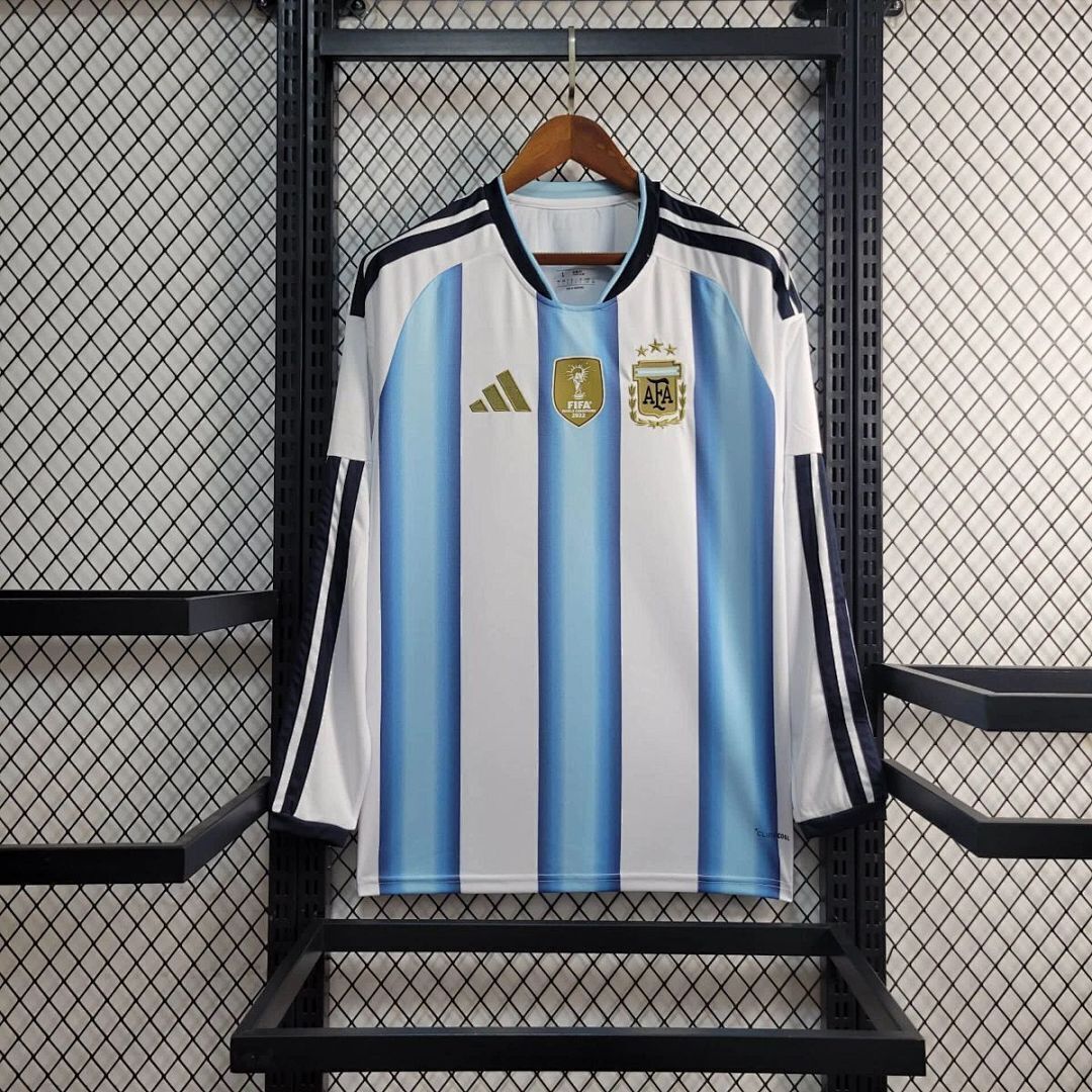 2026 Argentina Home World Cup Kit Long Sleeve Jersey